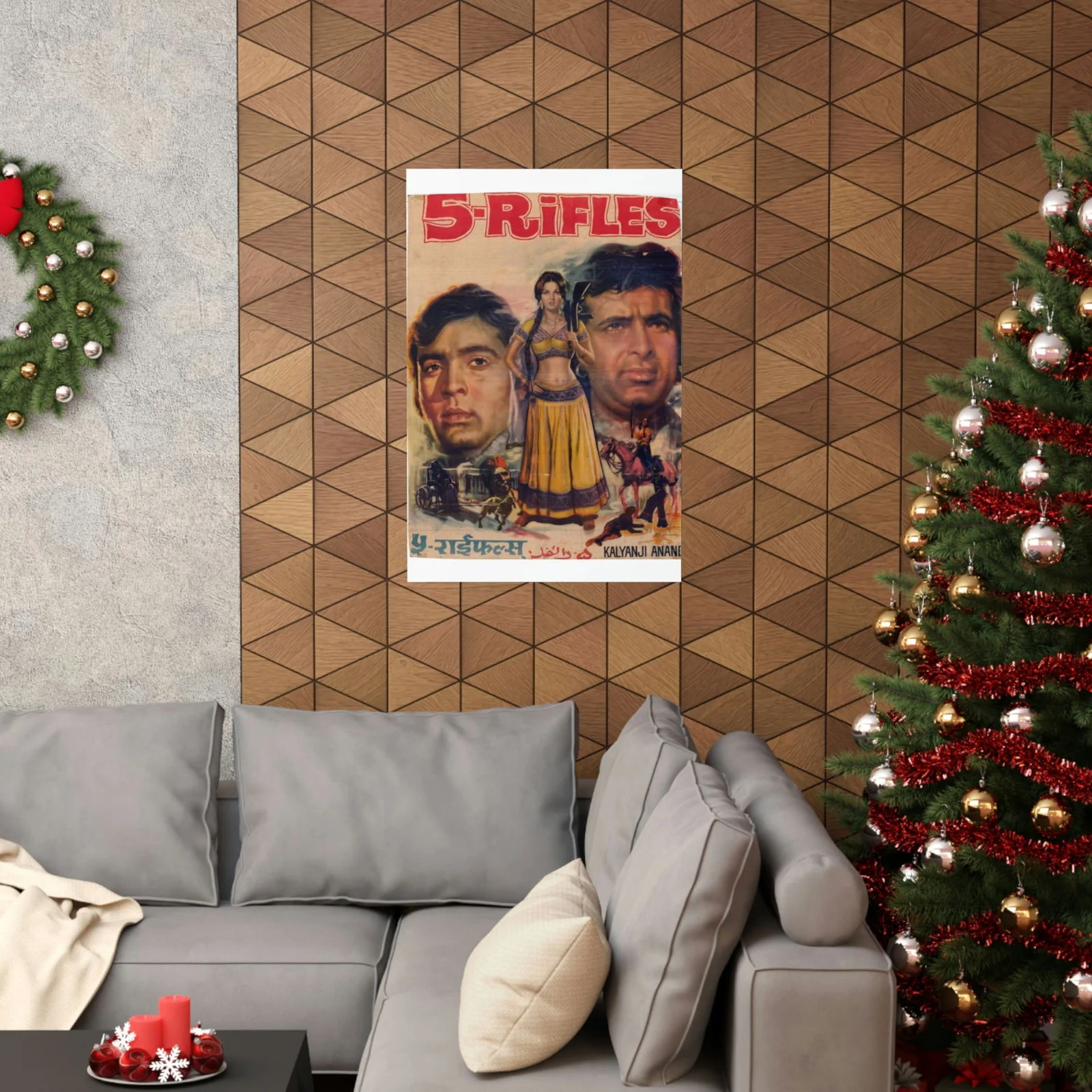 5 Rifles - Bollywood Premium Matte Vertical Poster - Image 4