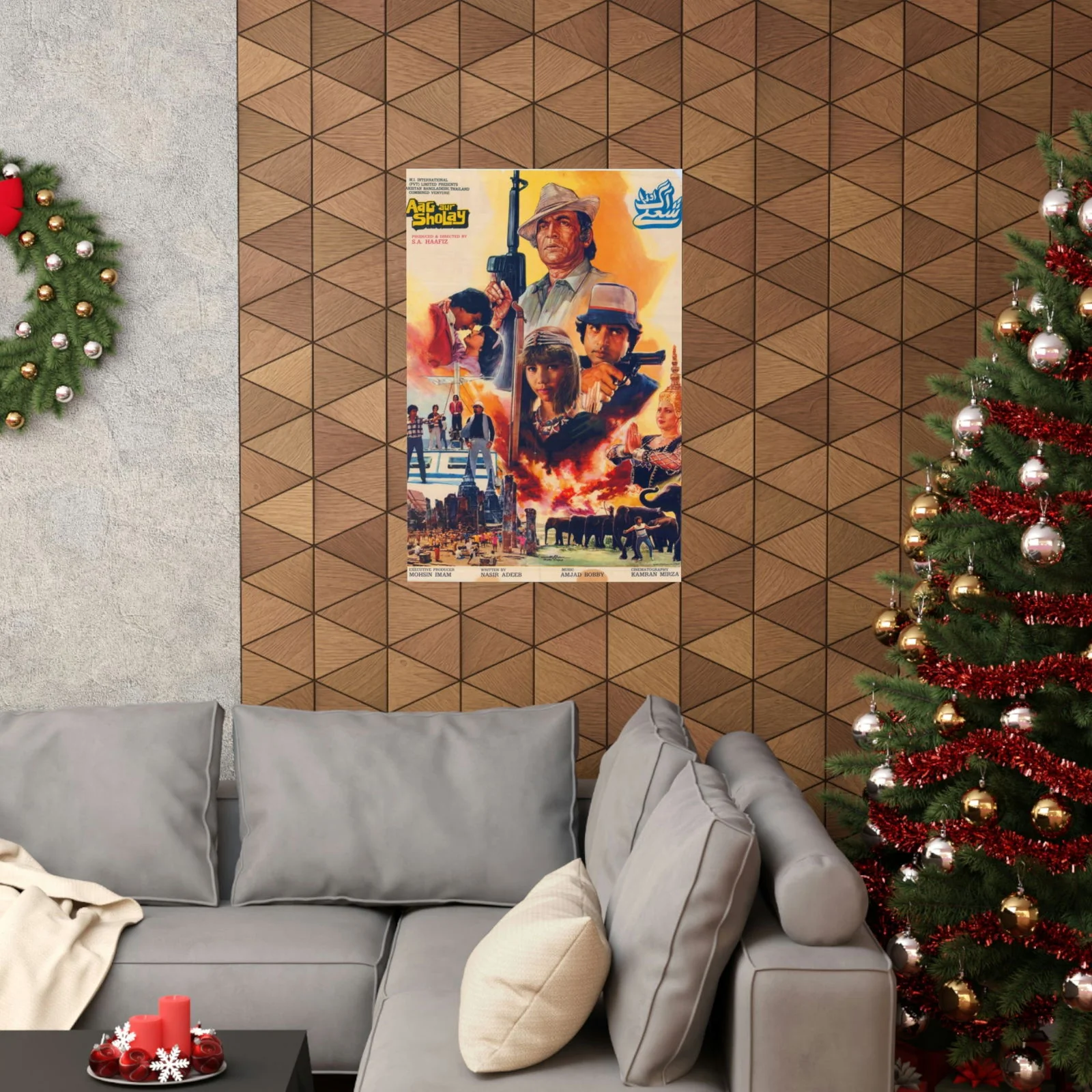 Aag aur Sholay - Lollywood Poster - Premium Matte Vertical Posters - Image 4