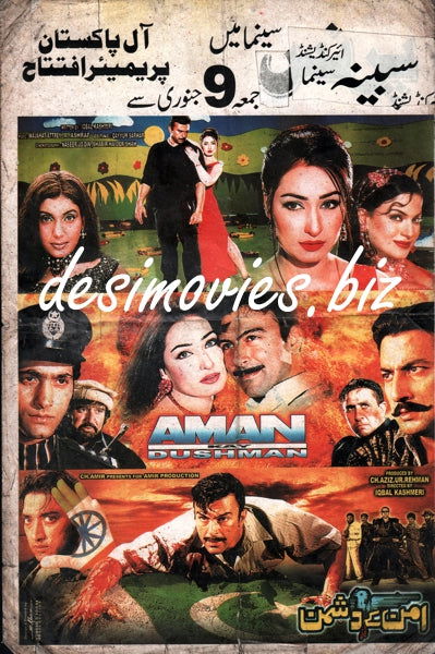 Aman kay Dushman (2004) Original Booklet & Flyer