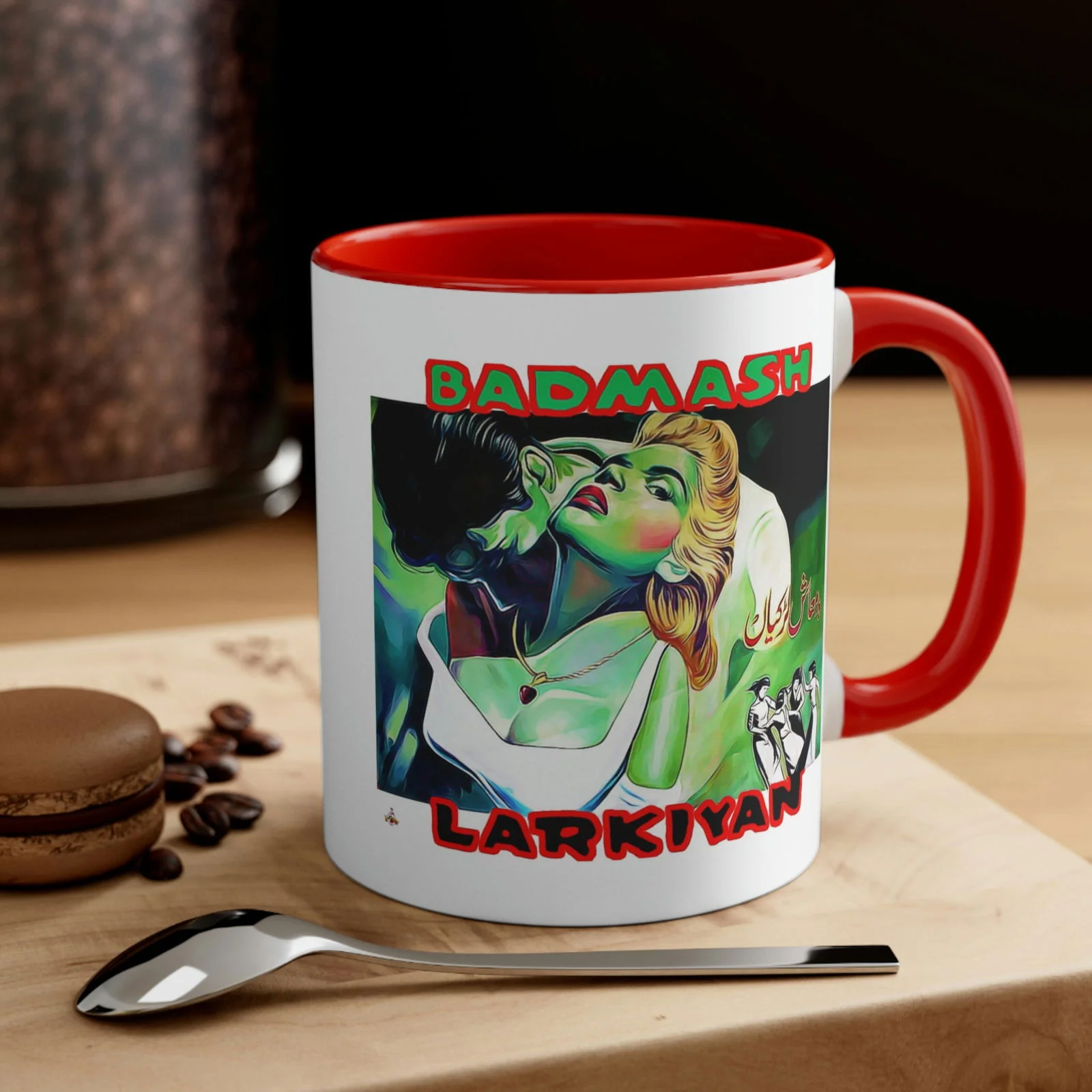 Badmash Larkian - Accent Coffee Mug, 11oz - Image 8