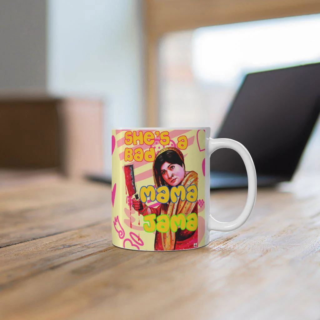 Bahar - She's a Bad Mama Jama - Ceramic Mug 11oz - Image 6