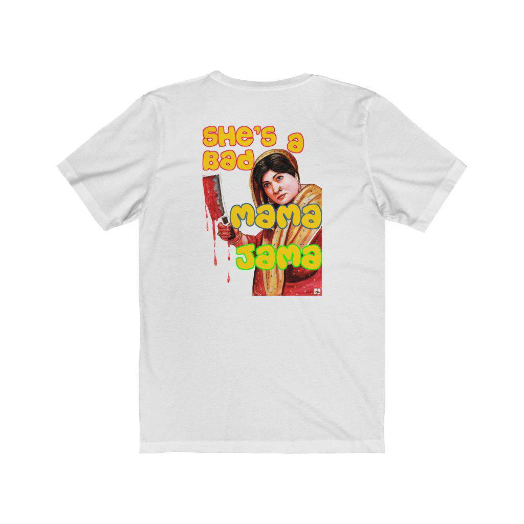 Bahar - She's A Bad Mama Jama - Lollywood - Unisex Jersey Short Sleeve Tee - Image 2