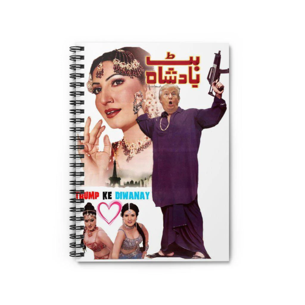 Butt Badshah Spiral Notebook - Ruled Line