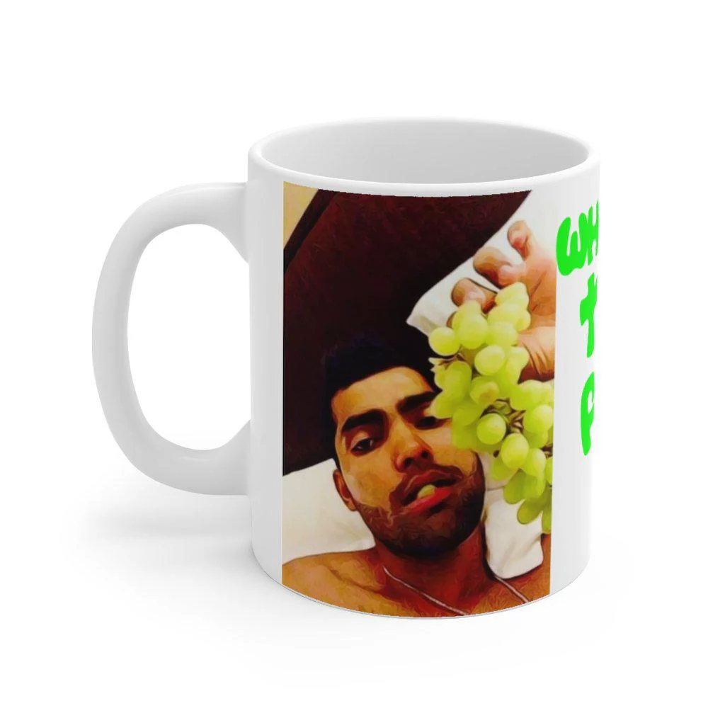 Umar Akmal "Where's The Fat?" - Ceramic Mug 11oz - Image 3