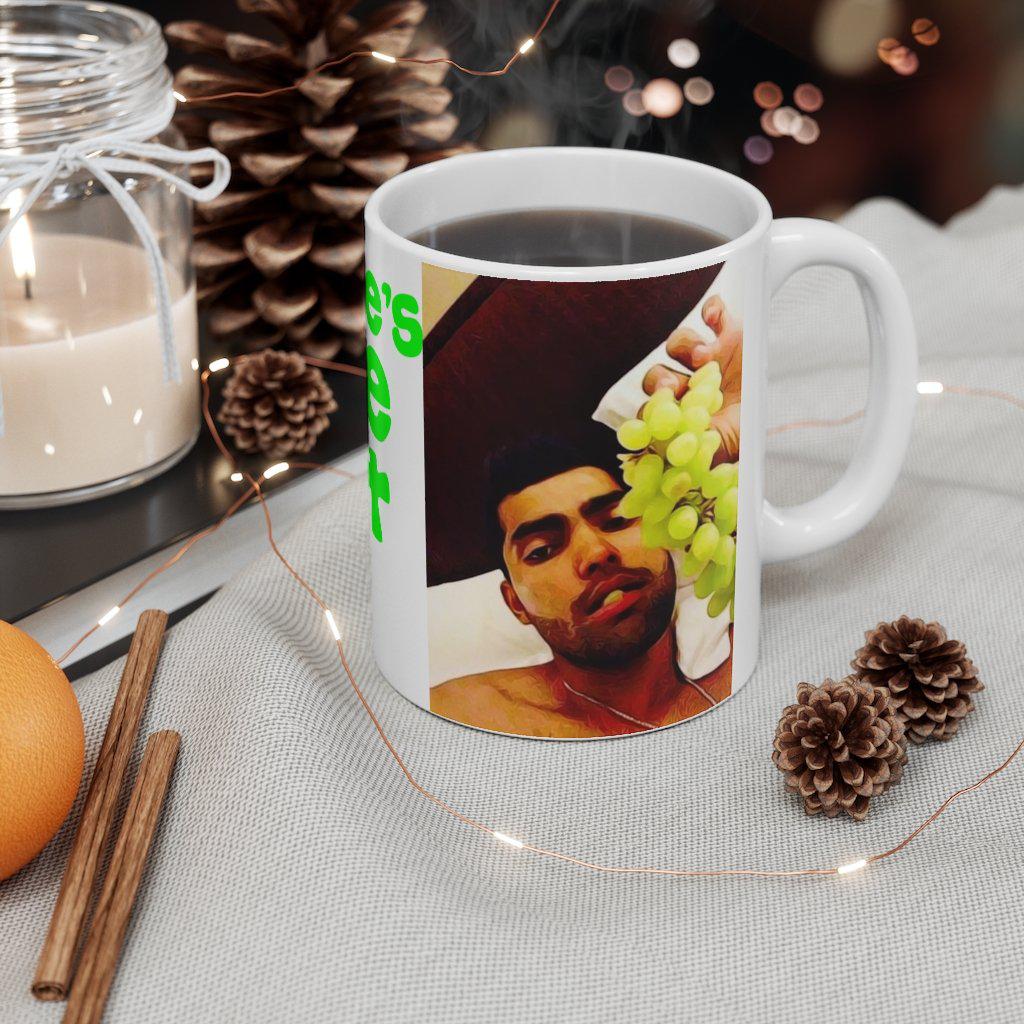 Umar Akmal "Where's The Fat?" - Ceramic Mug 11oz - Image 4