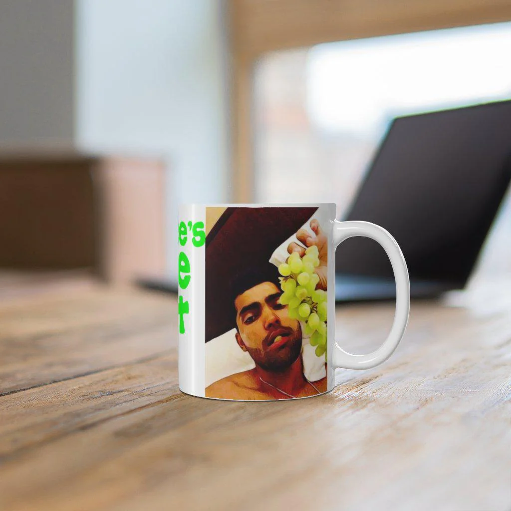 Umar Akmal "Where's The Fat?" - Ceramic Mug 11oz - Image 6