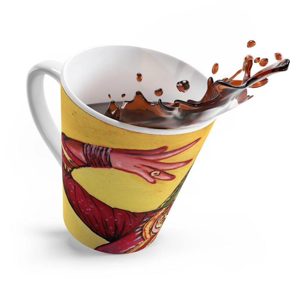 Chughal Khor - Latte mug - Image 4