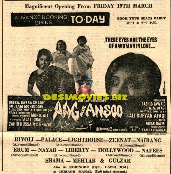 Aag aur Ansoo (1976)  Advert