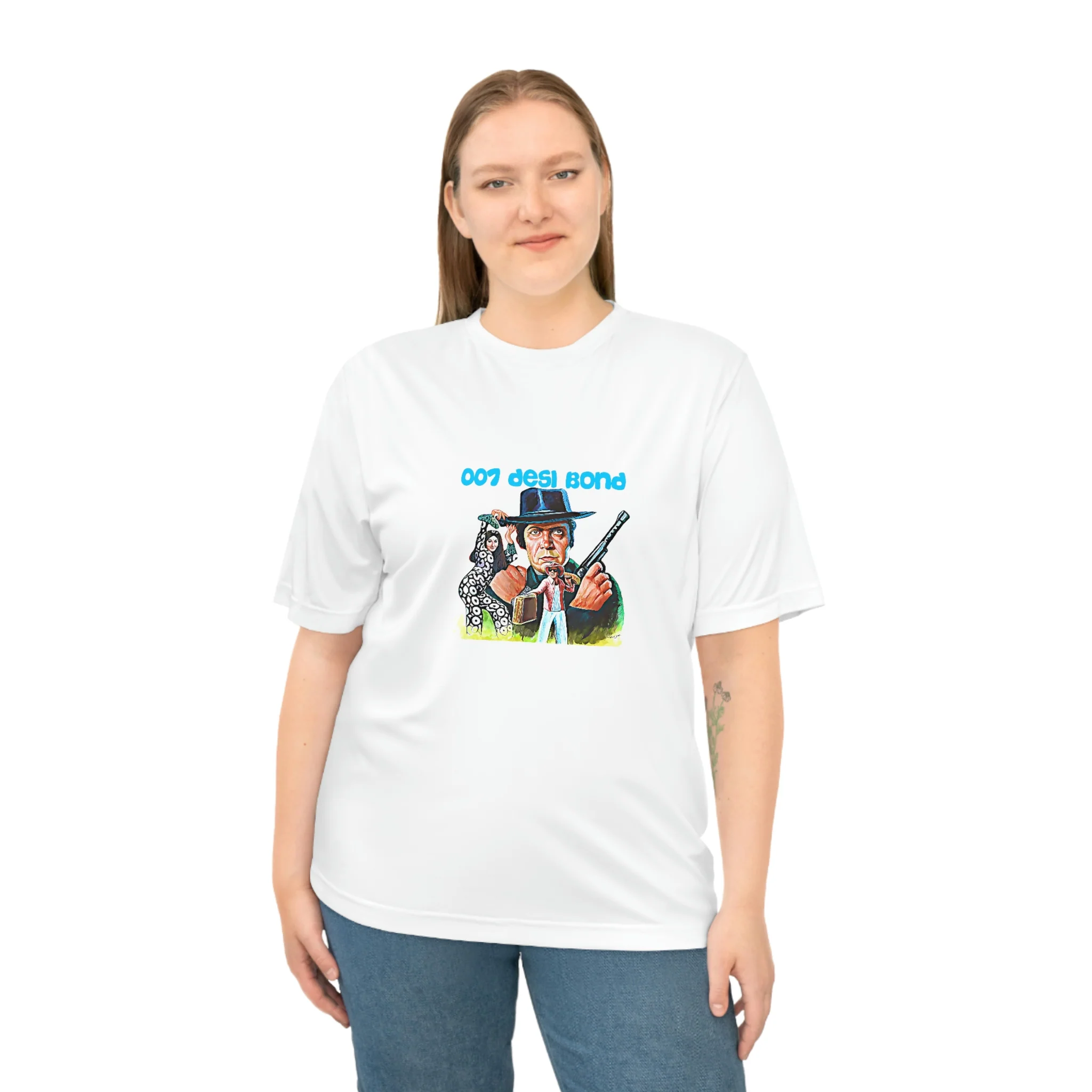 Desi James Bond - Unisex Zone Performance T-shirt - Image 4