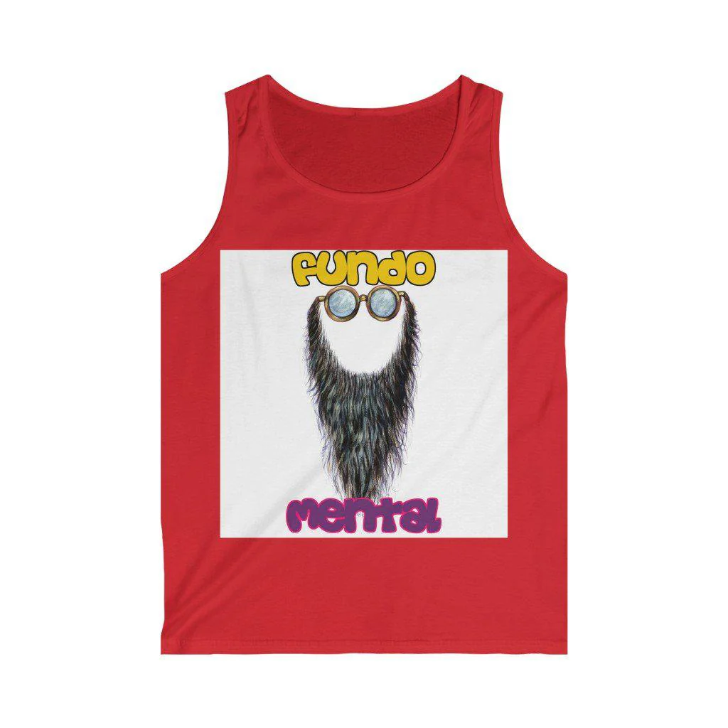 Fundo Mental - Men's Softstyle Tank Top - Image 11