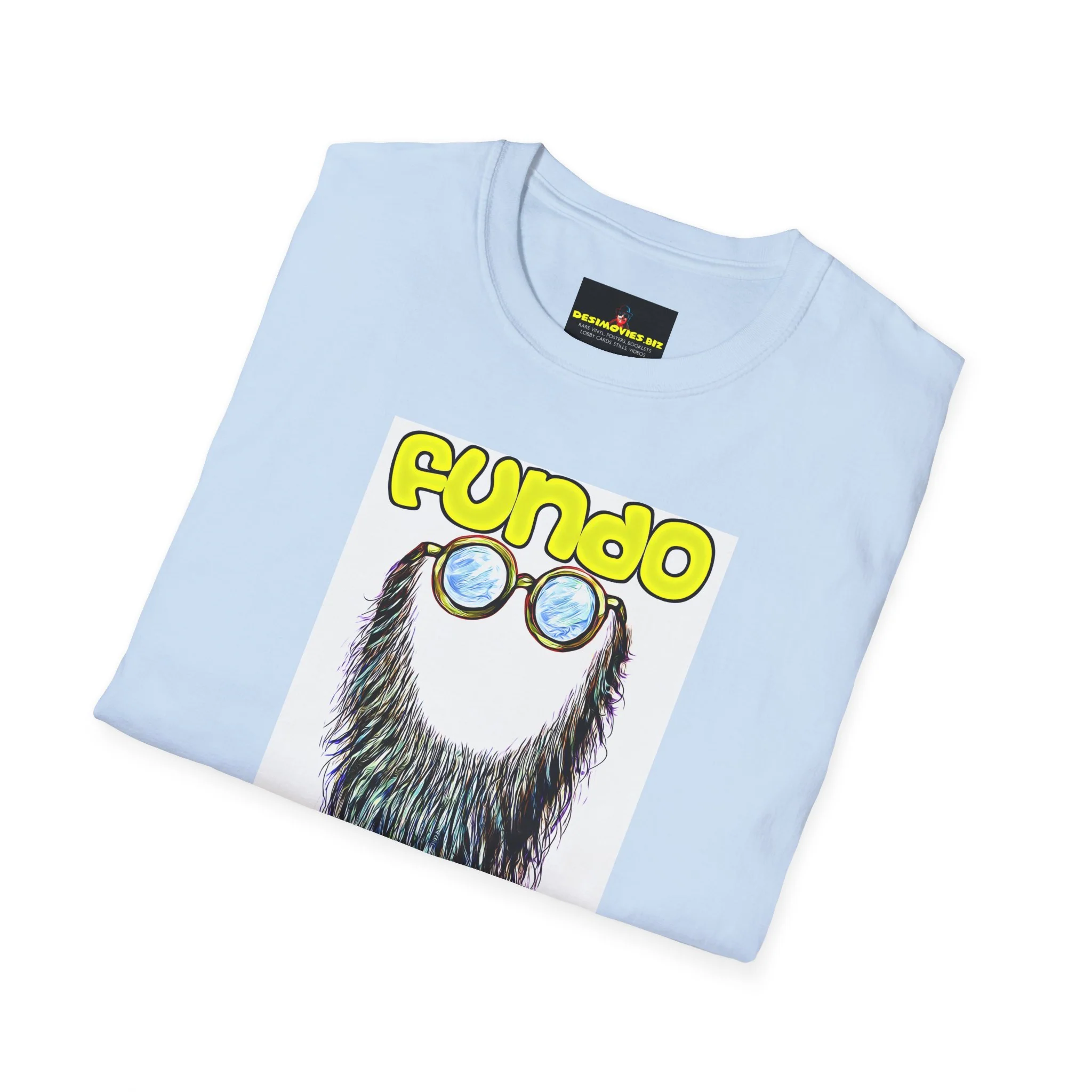 Fundo Mental T-Shirt — Retro Beard & Glasses Graphic Tee - Image 16