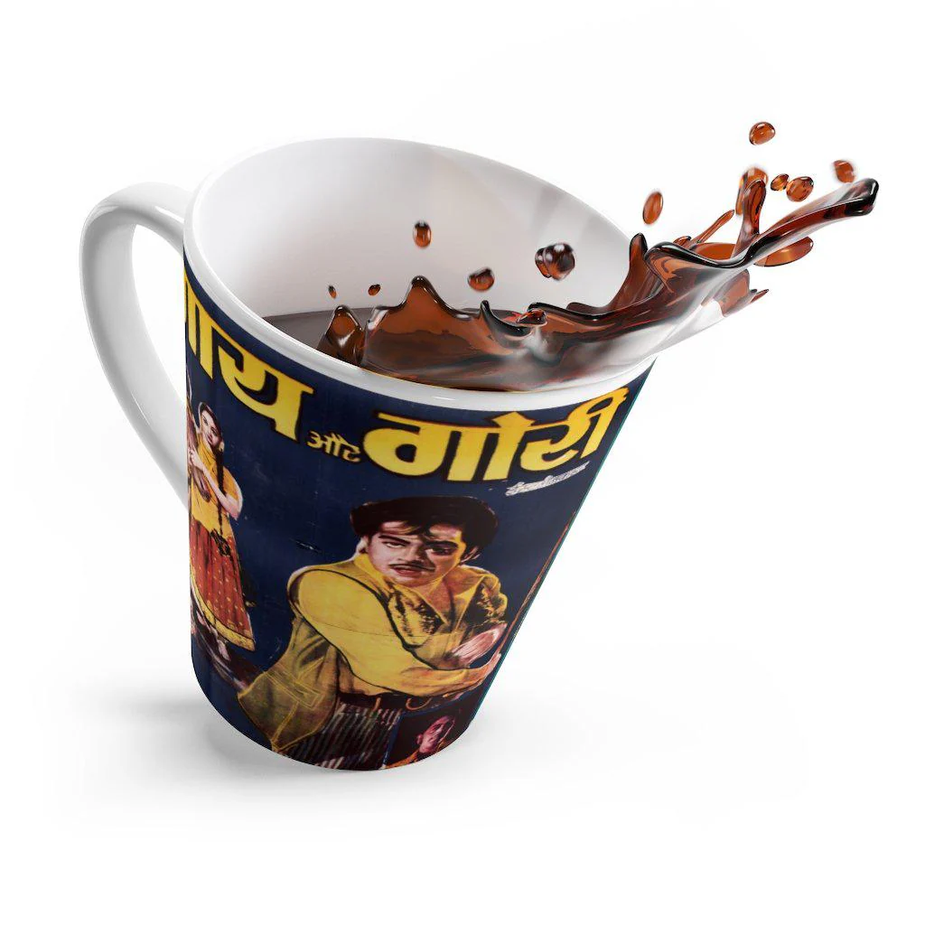 Gai aur Gori - Latte mug - Image 4