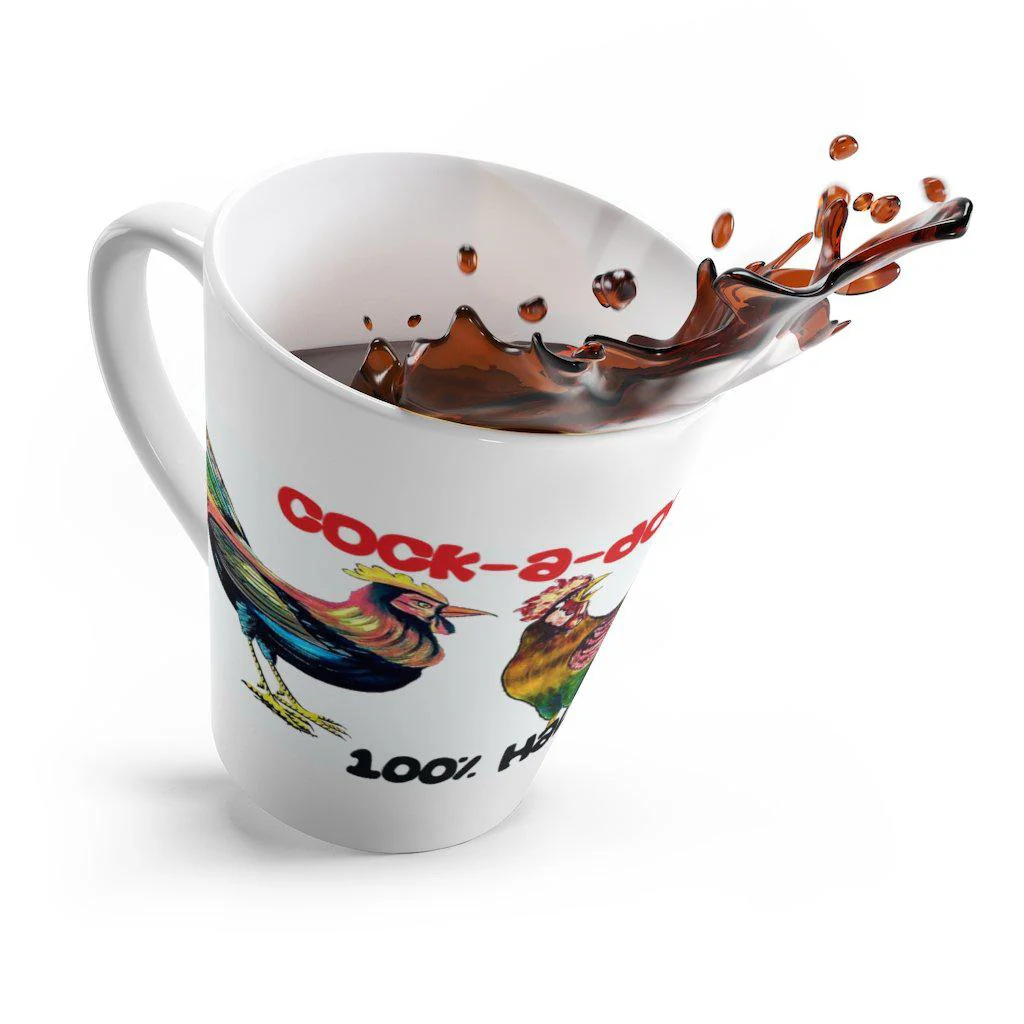 Halal Cock - Latte mug - Image 4