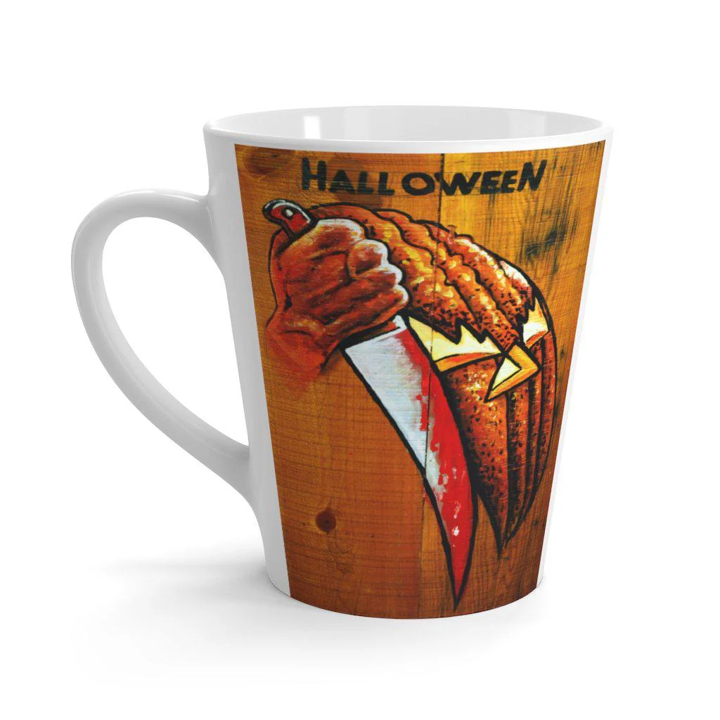 Halloween Painted Latte mug - Image 3