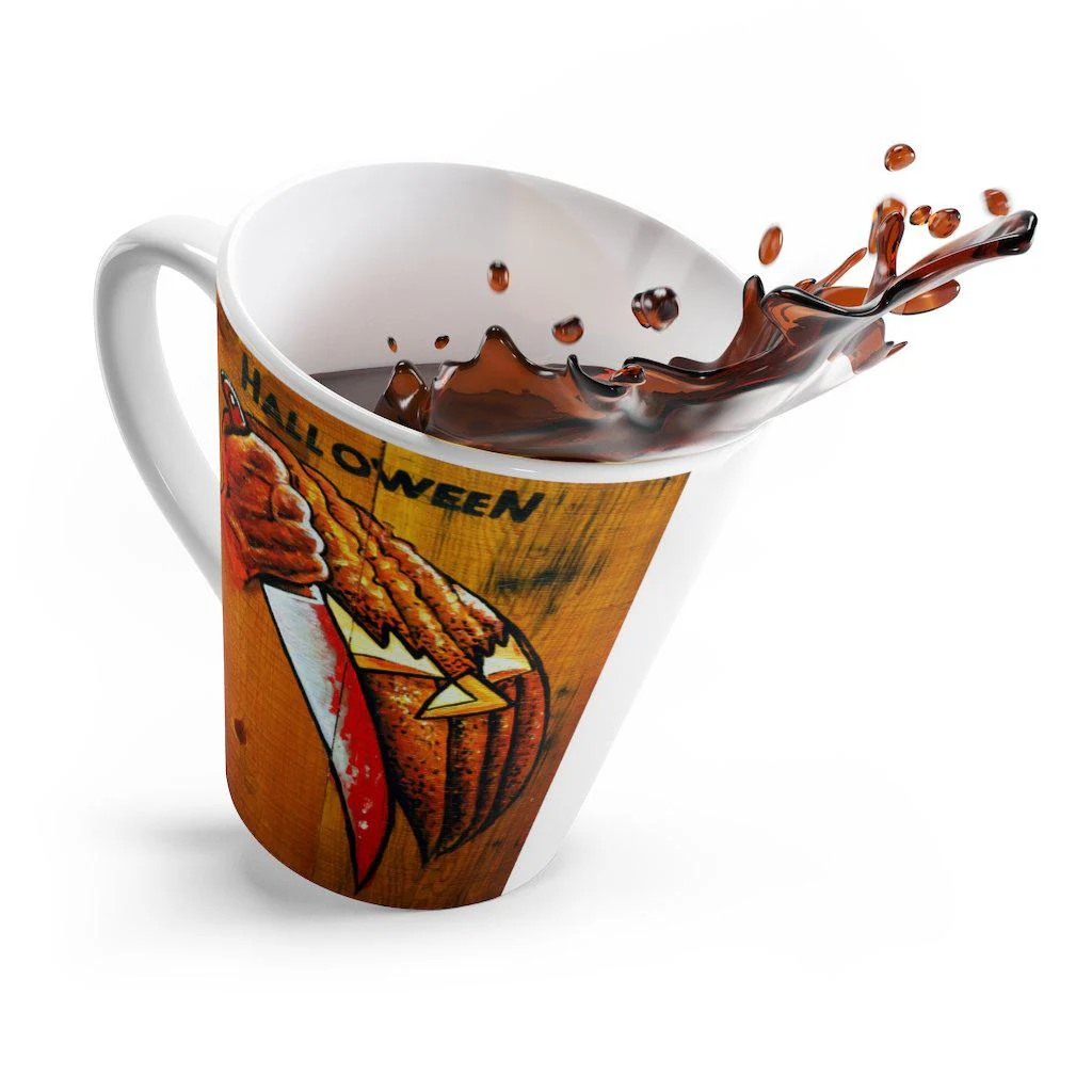 Halloween Painted Latte mug - Image 4
