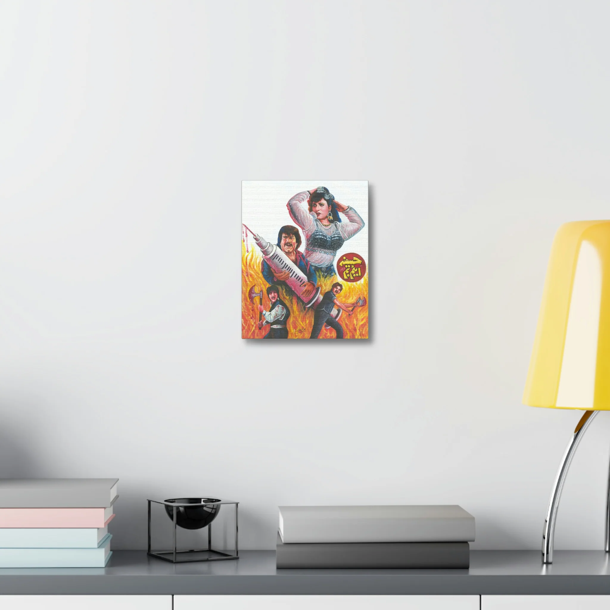 Haseena Atom Bomb - Satin Canvas, Stretched - Image 3