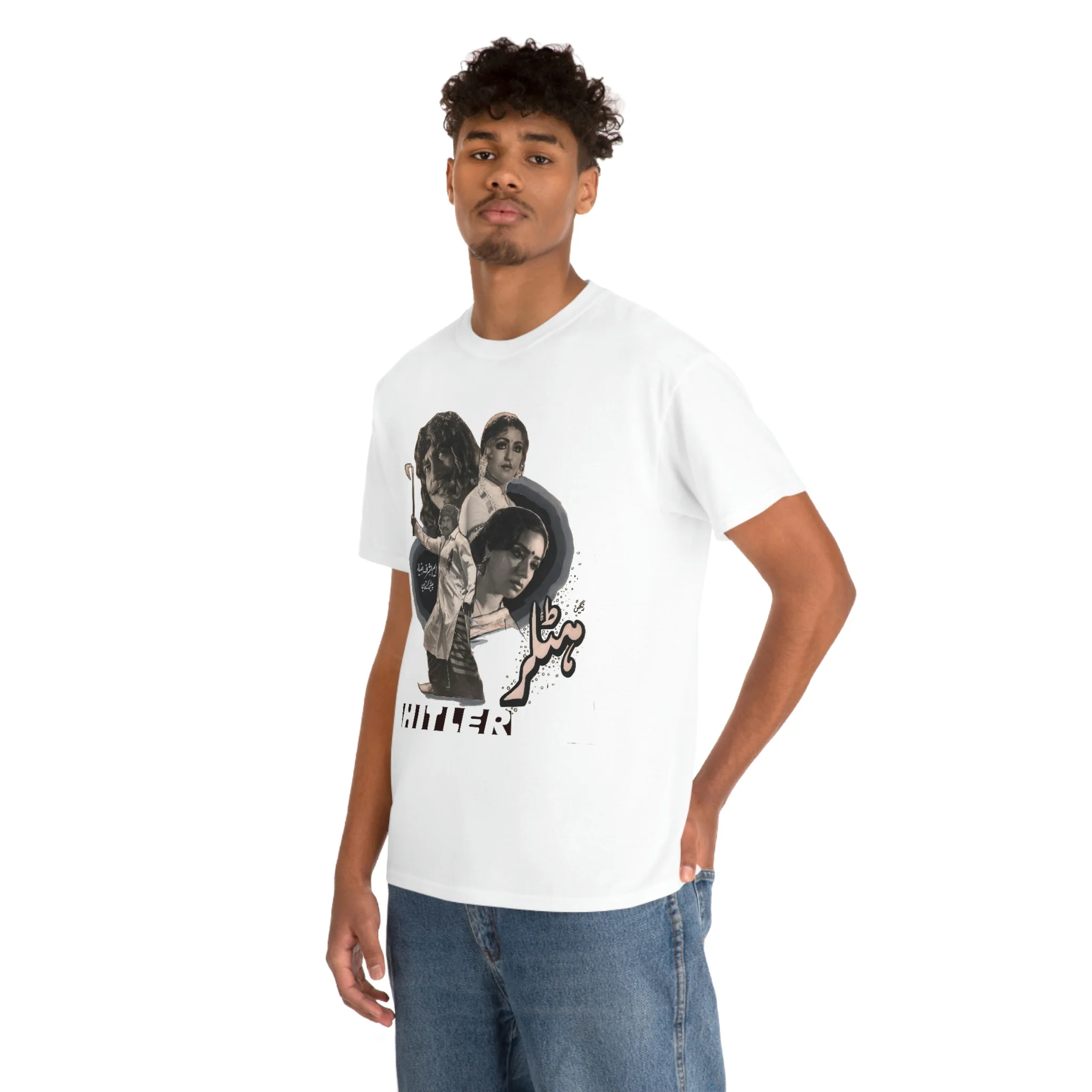 Hitler Punjabi Movie - Unisex Heavy Cotton Tee - Image 6