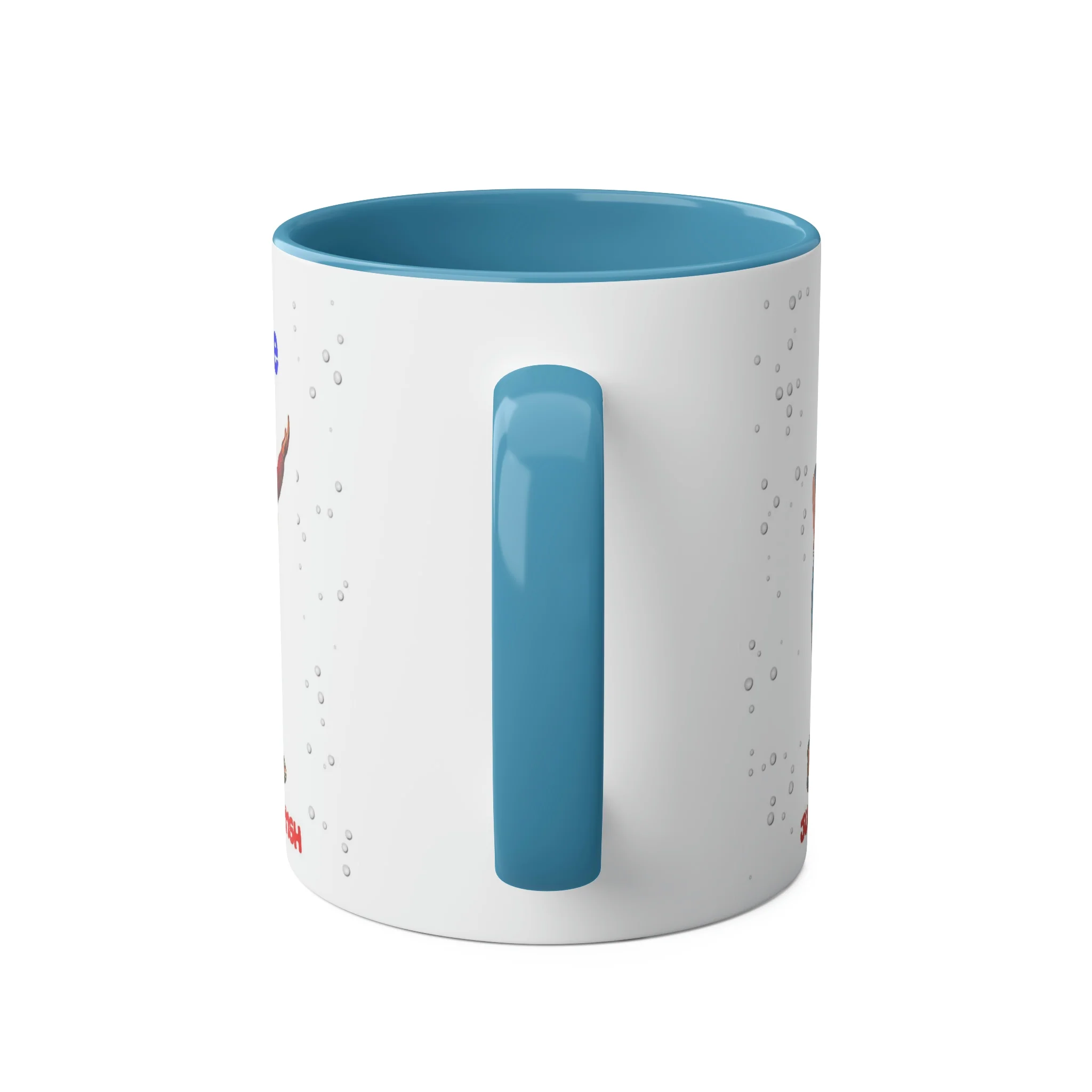 I'm Not Fast Type Girl - Two-Tone Coffee Mugs, 11oz - Image 13