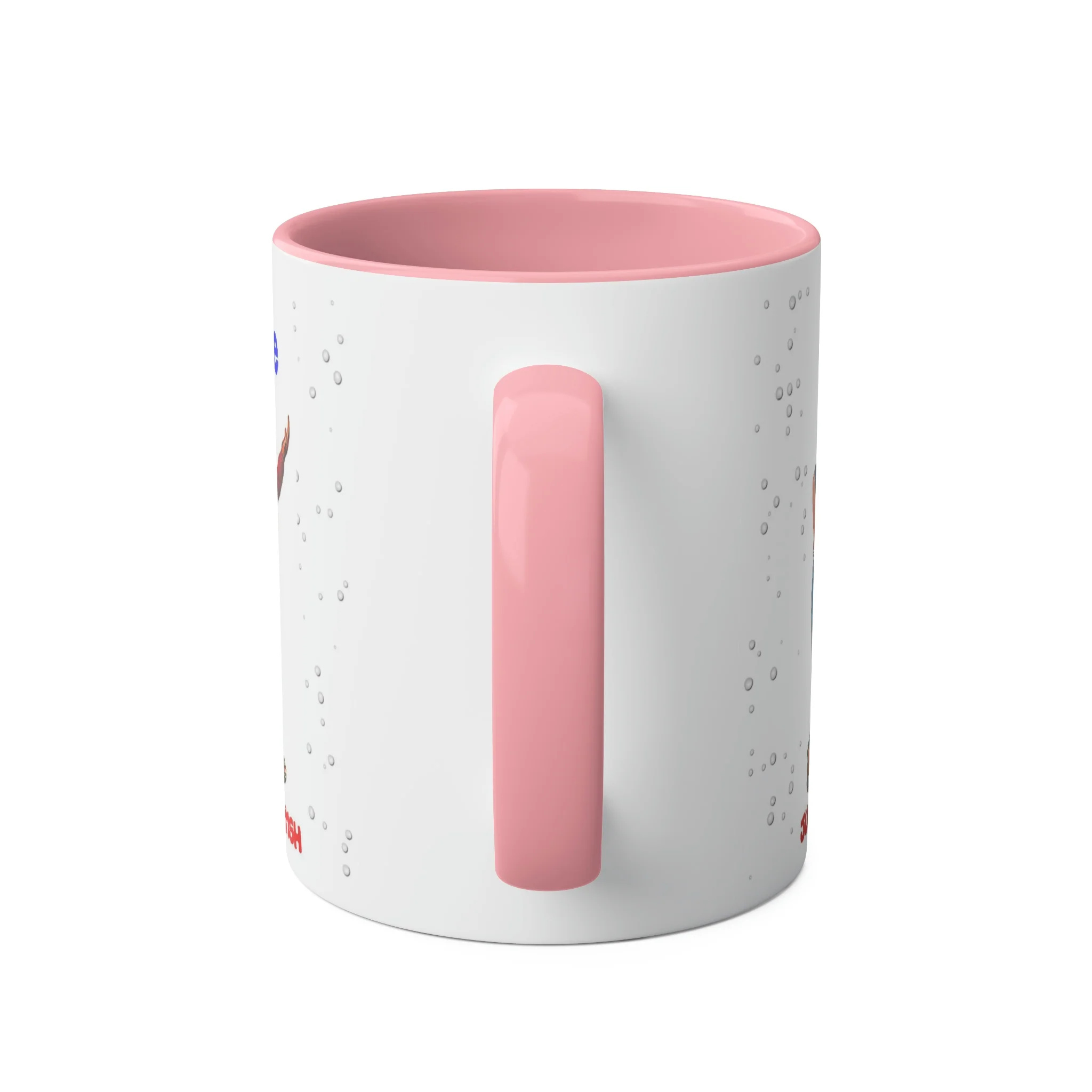 I'm Not Fast Type Girl - Two-Tone Coffee Mugs, 11oz - Image 4