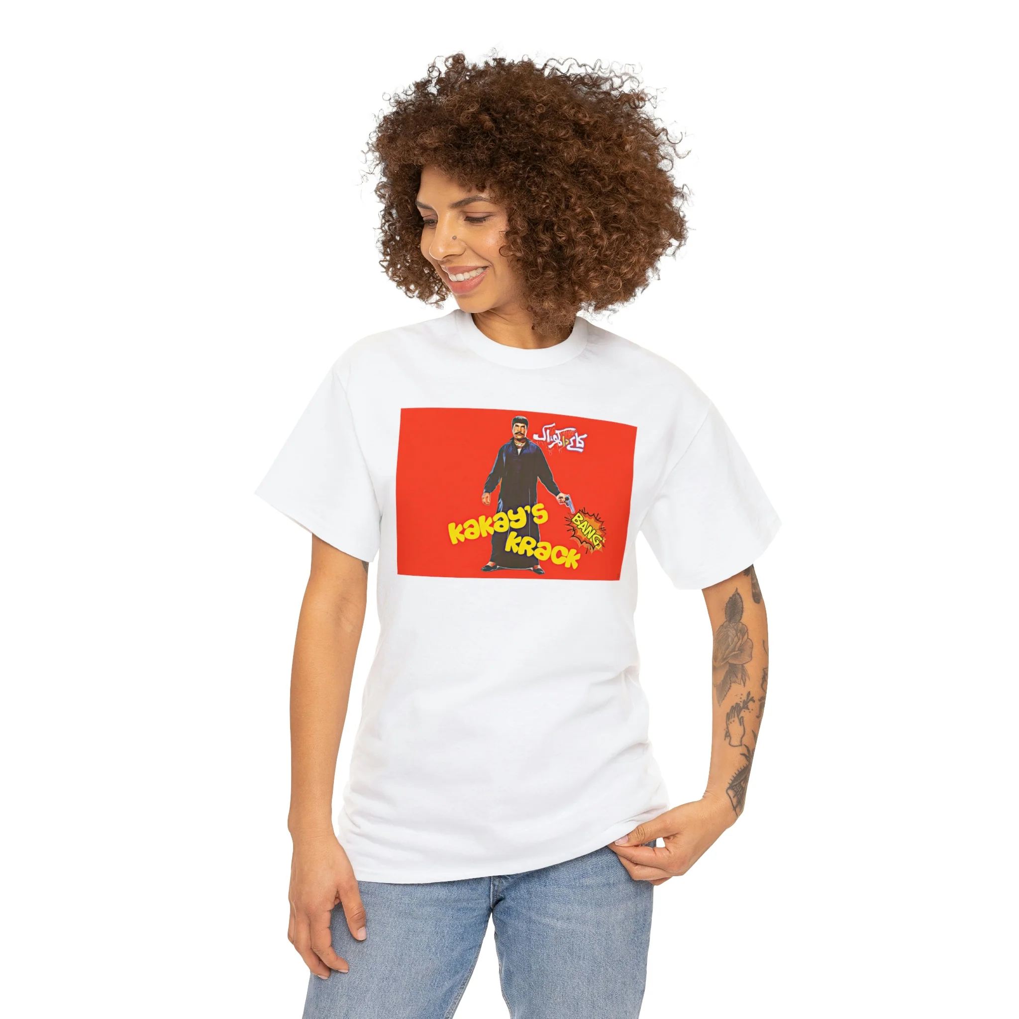 Kakey's Krack - Sultan Rahi - Unisex Heavy Cotton Tee - Image 15