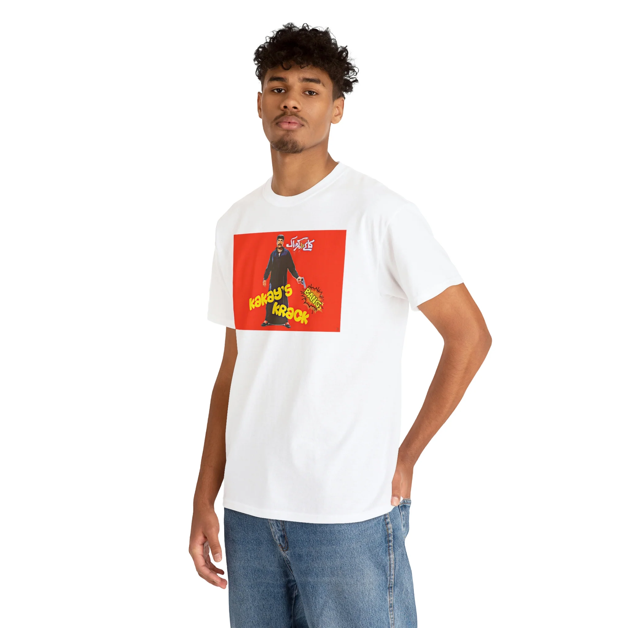 Kakey's Krack - Sultan Rahi - Unisex Heavy Cotton Tee - Image 17