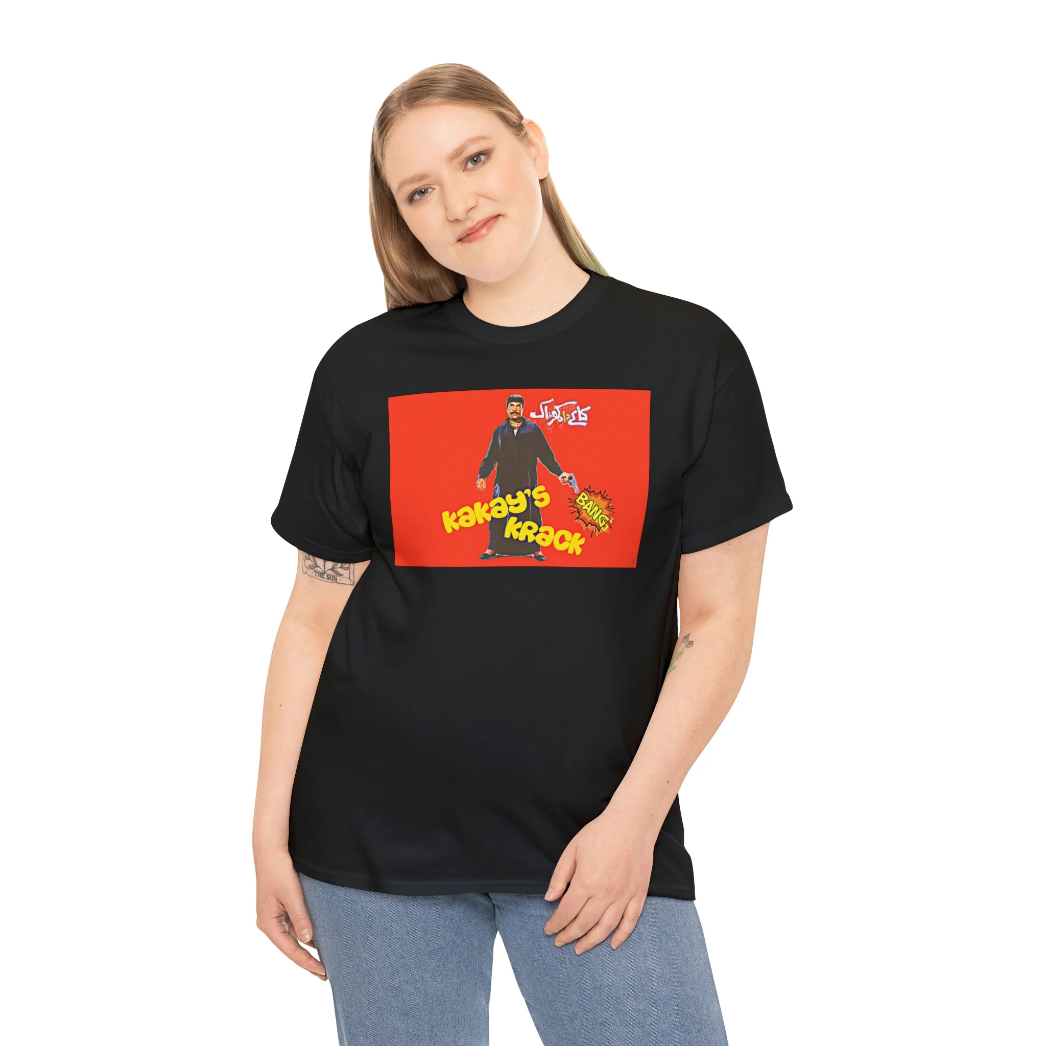 Kakey's Krack - Sultan Rahi - Unisex Heavy Cotton Tee - Image 5