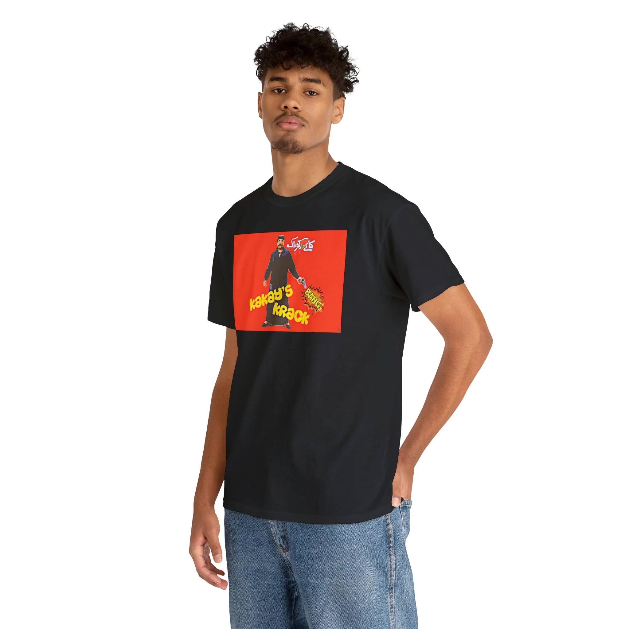 Kakey's Krack - Sultan Rahi - Unisex Heavy Cotton Tee - Image 6