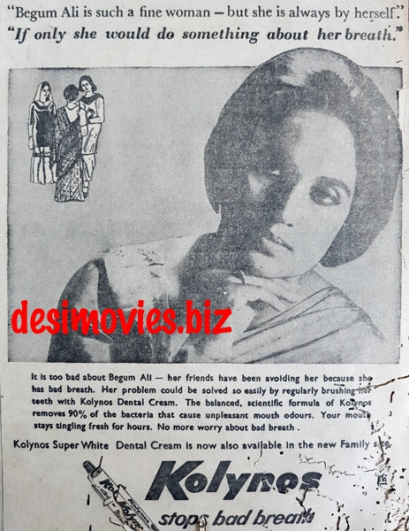 Kolynos Toothpaste (1967) Press Advert