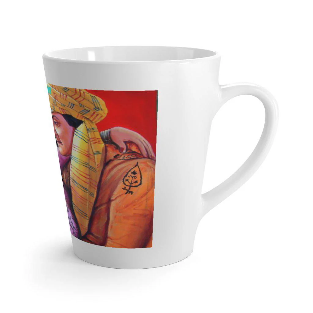 Akmal - Lollywood Art Latte mug - Image 3