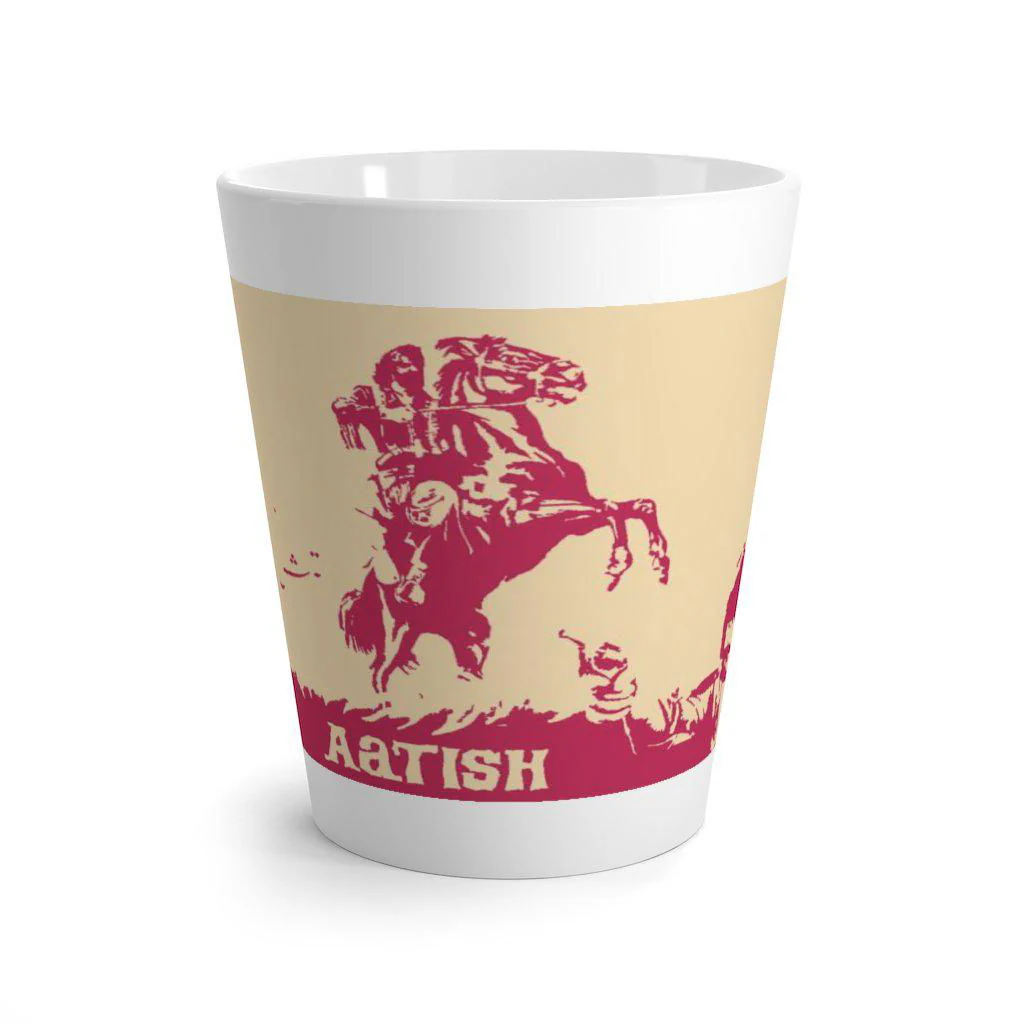Aatish Latte mug