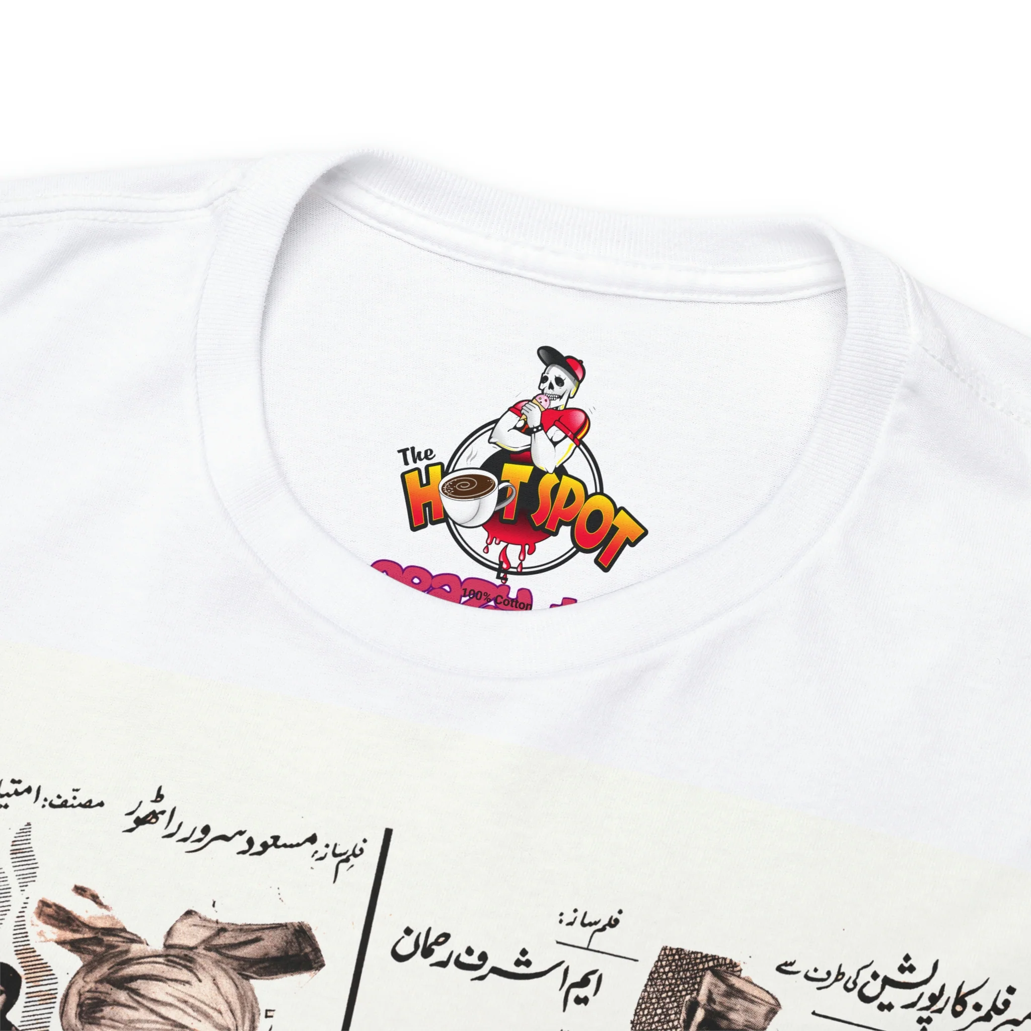 Lollywood Poster T Shirt - Unisex Heavy Cotton Tee - Image 11