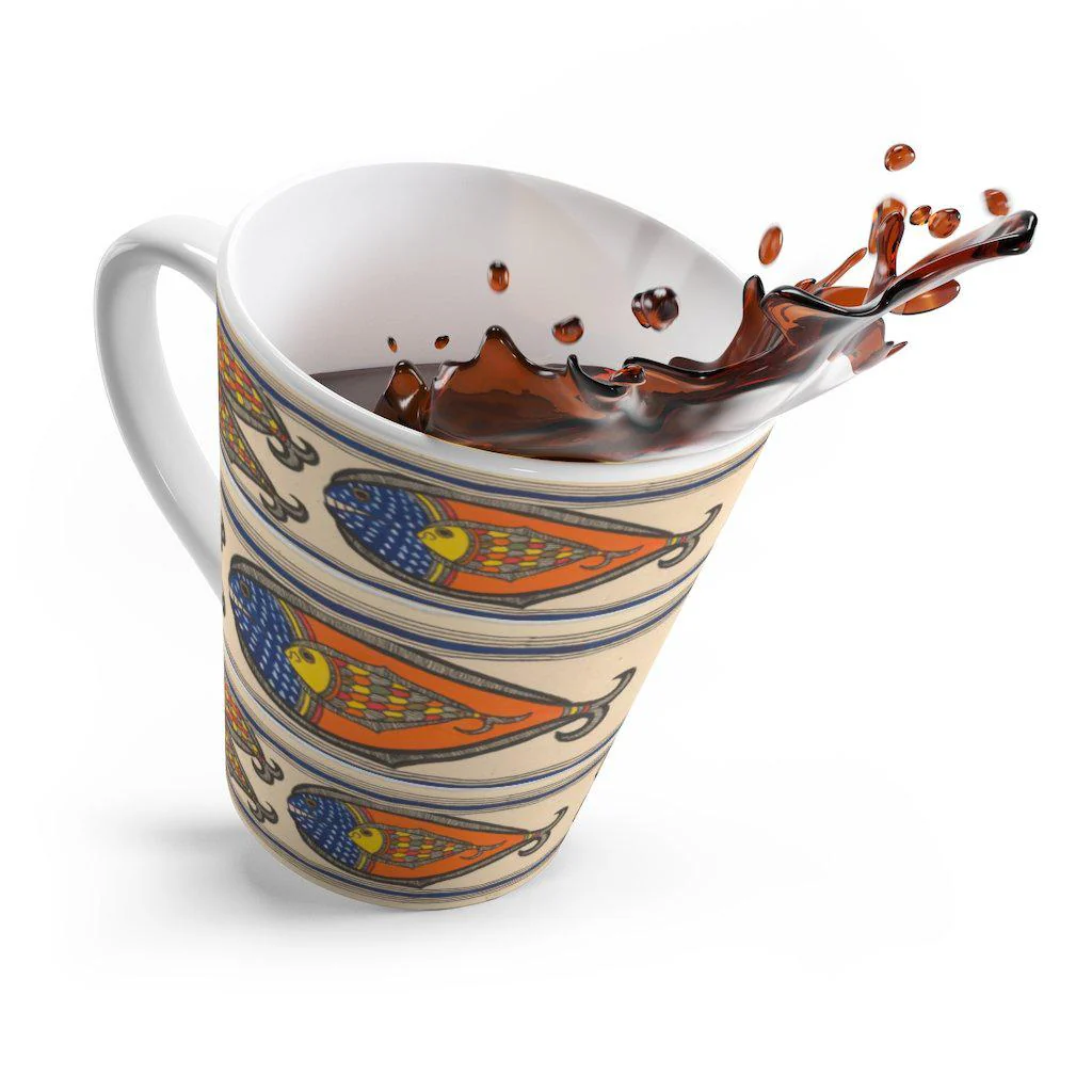 Madhubani Art Latte mug - Image 4