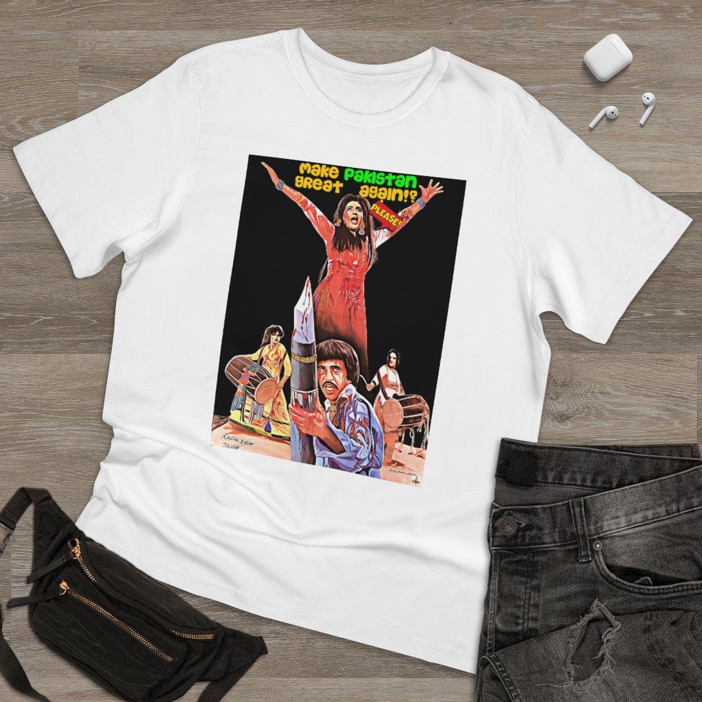 Make Pakistan Great Again vs Libtards Unisex Deluxe T-shirt - Image 3