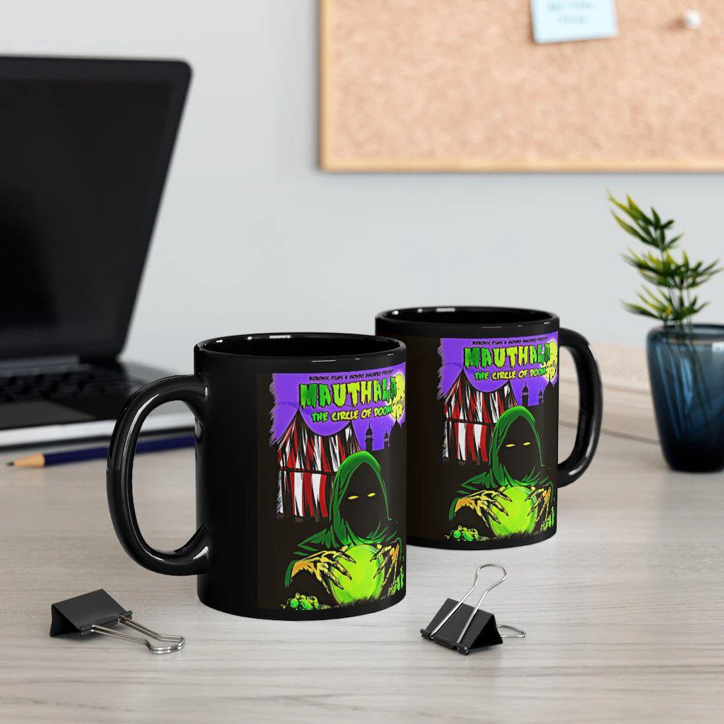 Mauthala - Black mug 11oz - Image 5
