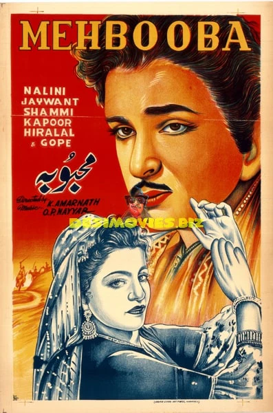 Mehbooba (1954) Poster