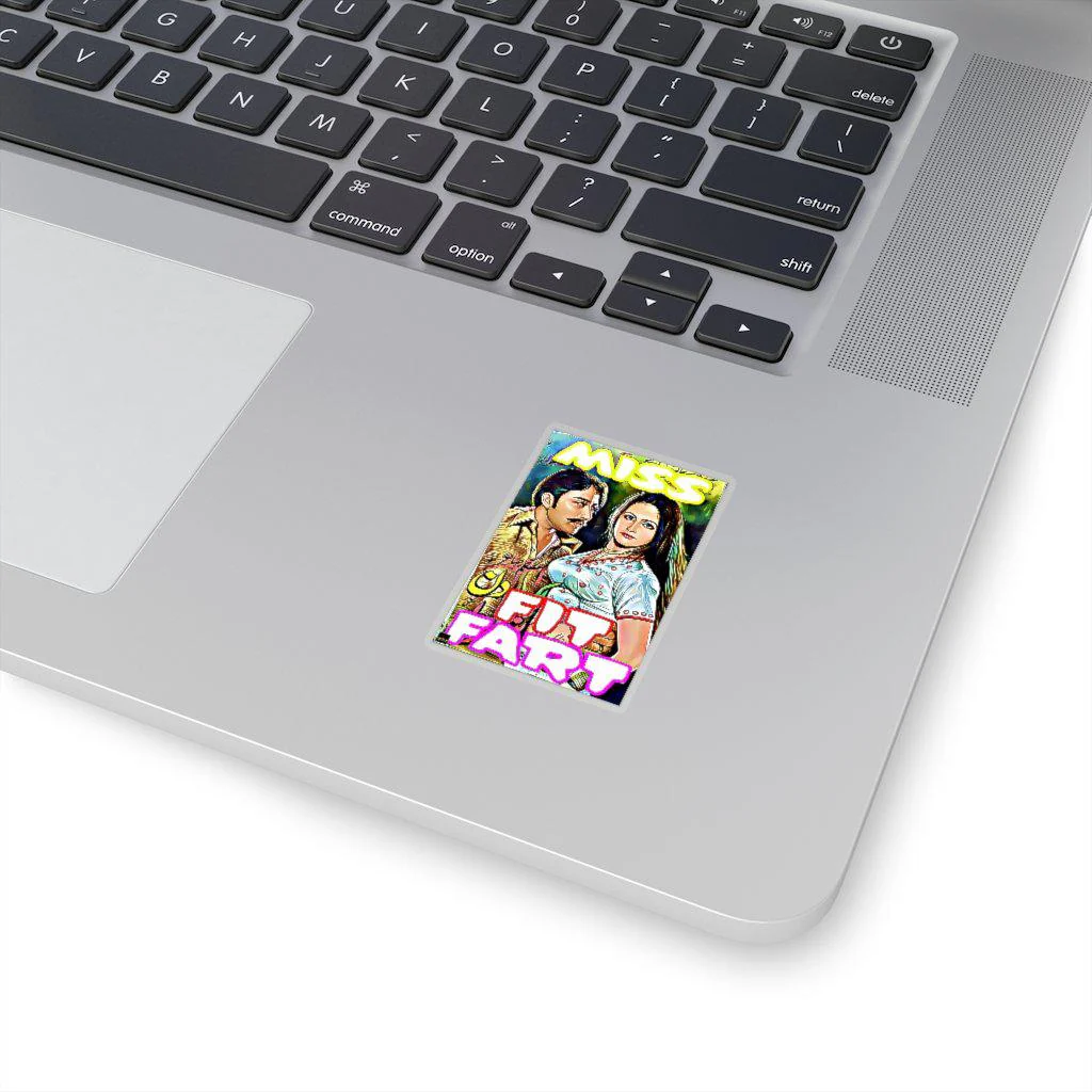 Miss Fit Fart Kiss-Cut Stickers - Image 2