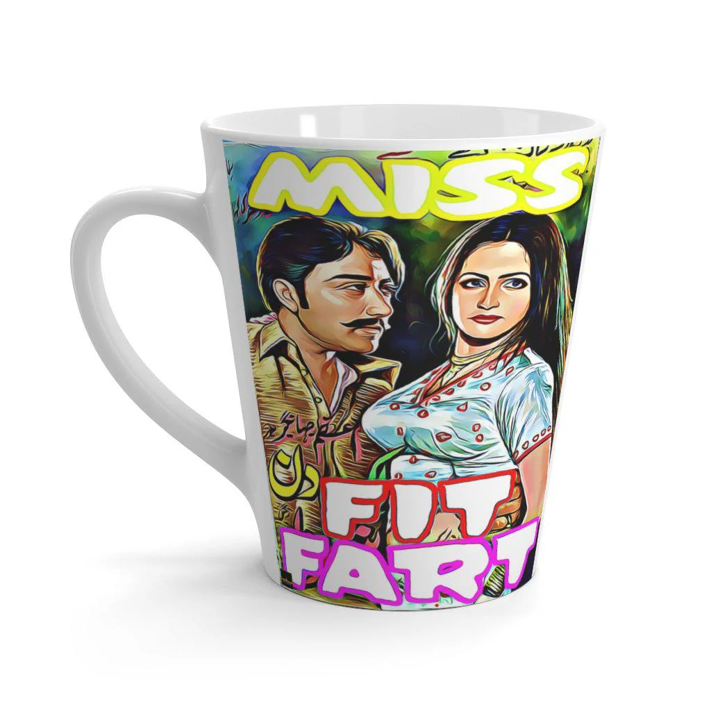 Miss Fit Fart - Lollywood - Latte Mug - Image 3