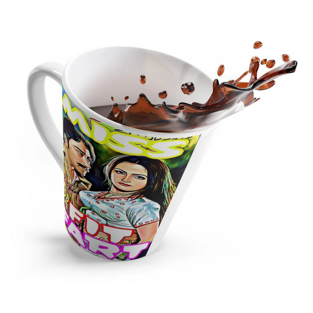Miss Fit Fart - Lollywood - Latte Mug - Image 4