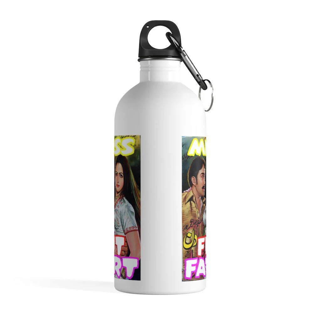 Miss Fit Fart - Stainless Steel Water Bottle - Image 2