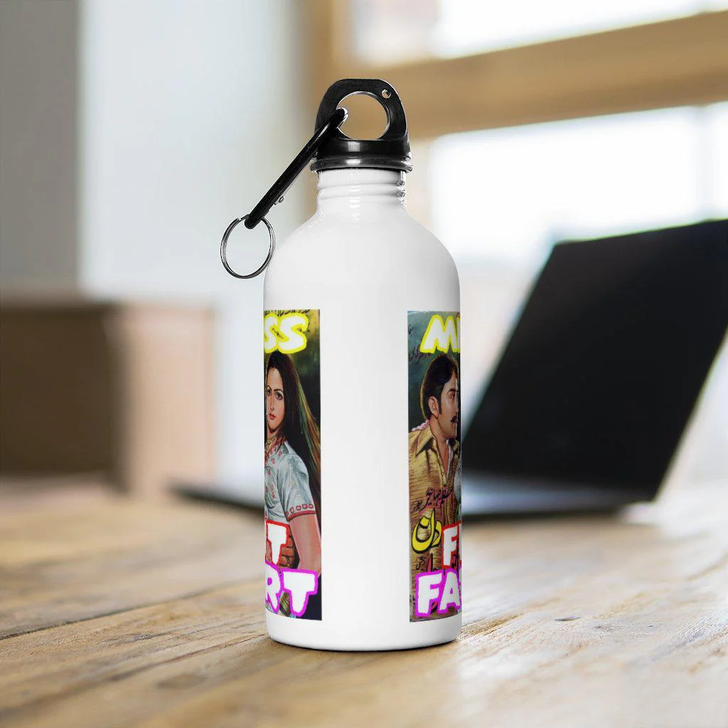 Miss Fit Fart - Stainless Steel Water Bottle - Image 6
