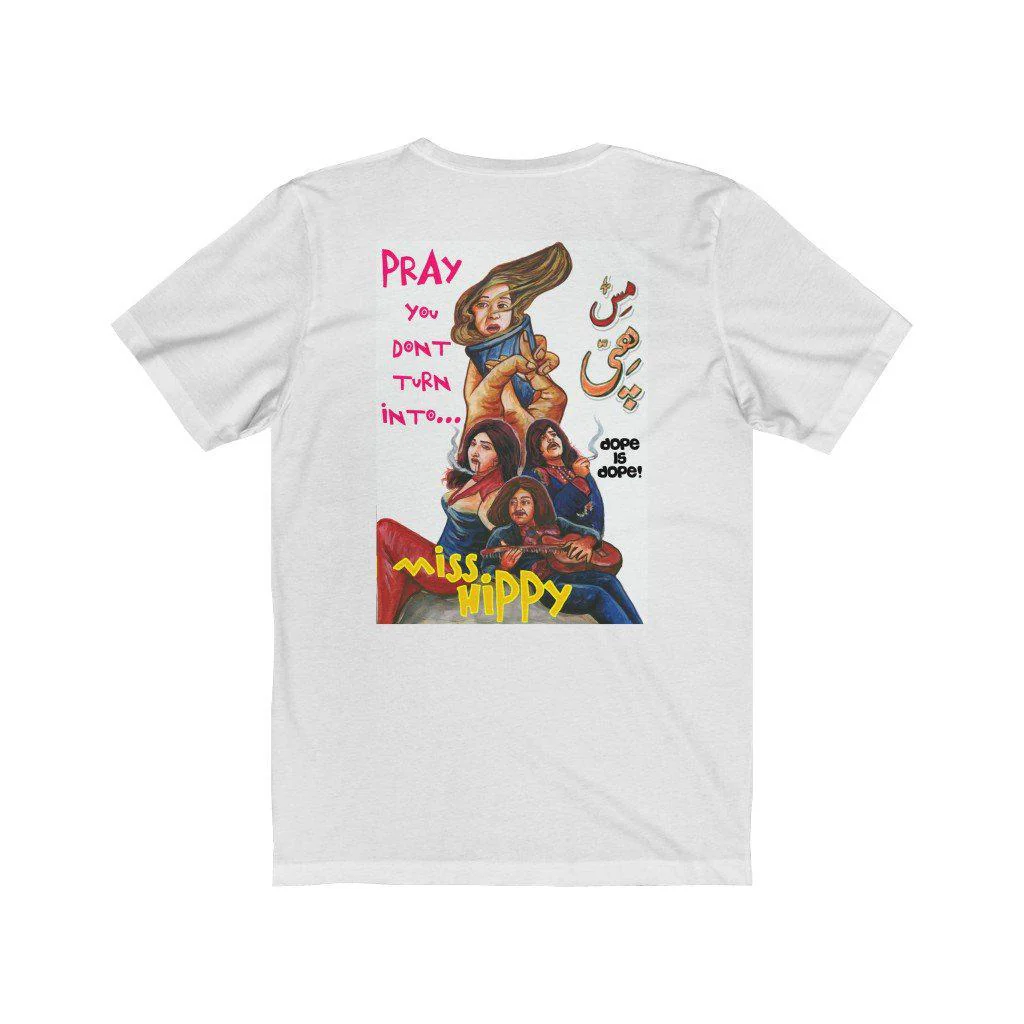 Miss Hippy - Unisex Jersey Short Sleeve Tee - Image 2