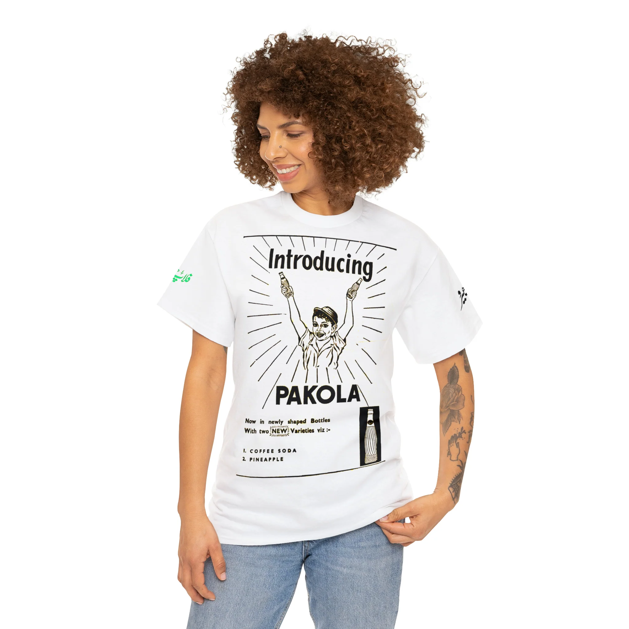 Pakistan Nostalgia - Unisex Heavy Cotton Tee - Image 3