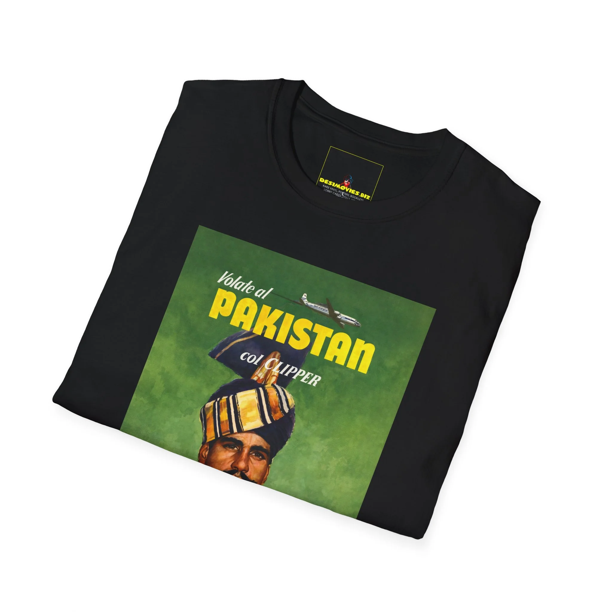 Pakistan Vintage Travel Poster T-Shirt - Image 15