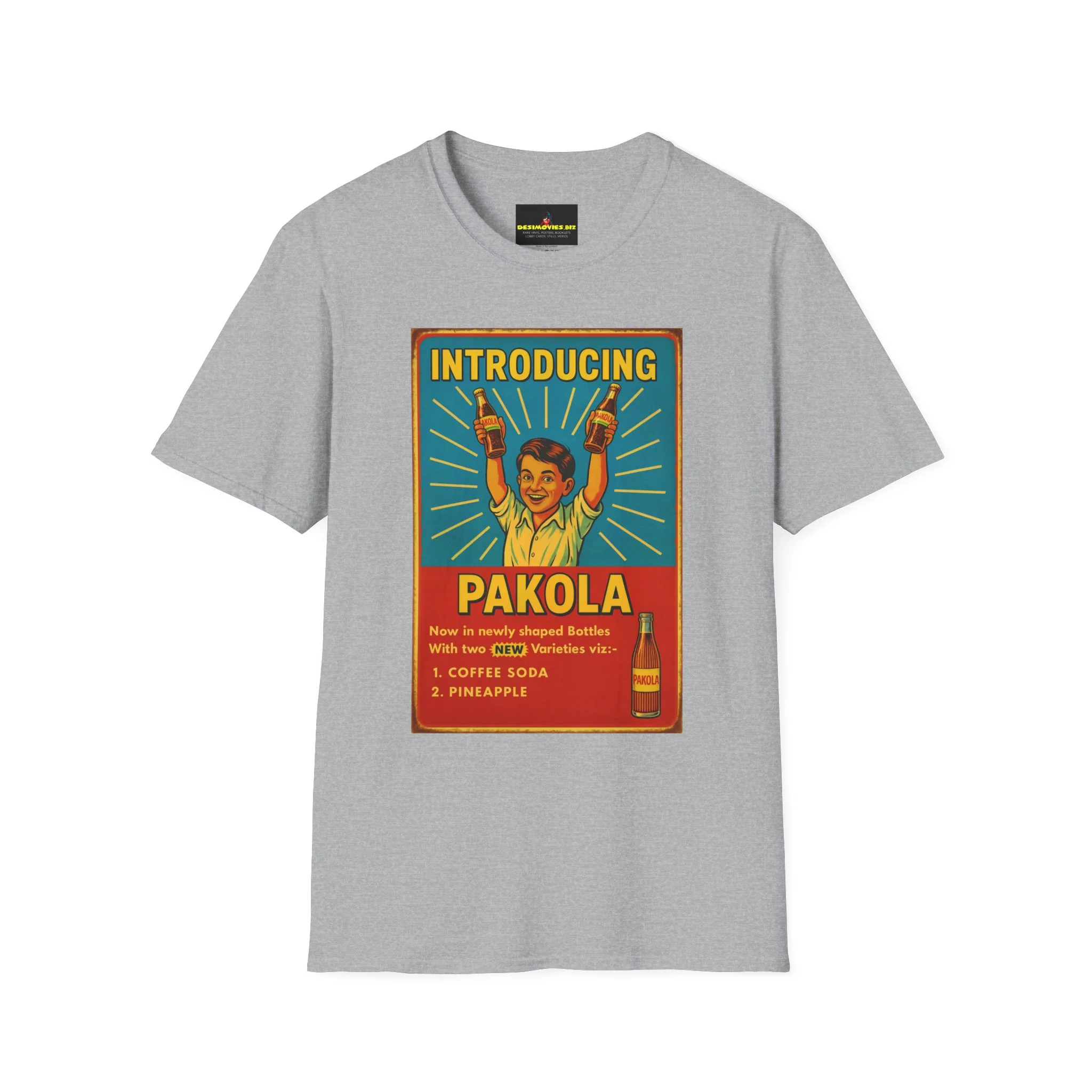 Pakola Vintage Poster T-Shirt — Retro Drink Graphic Tee - Image 3
