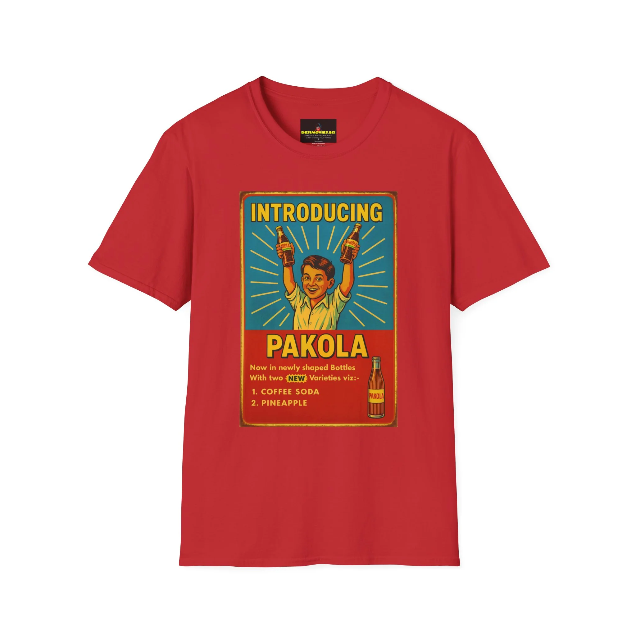 Pakola Vintage Poster T-Shirt — Retro Drink Graphic Tee - Image 5