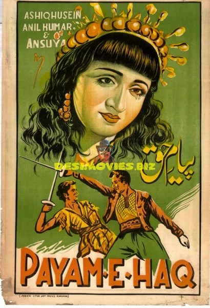 Payam e Haq (1939) Original Poster