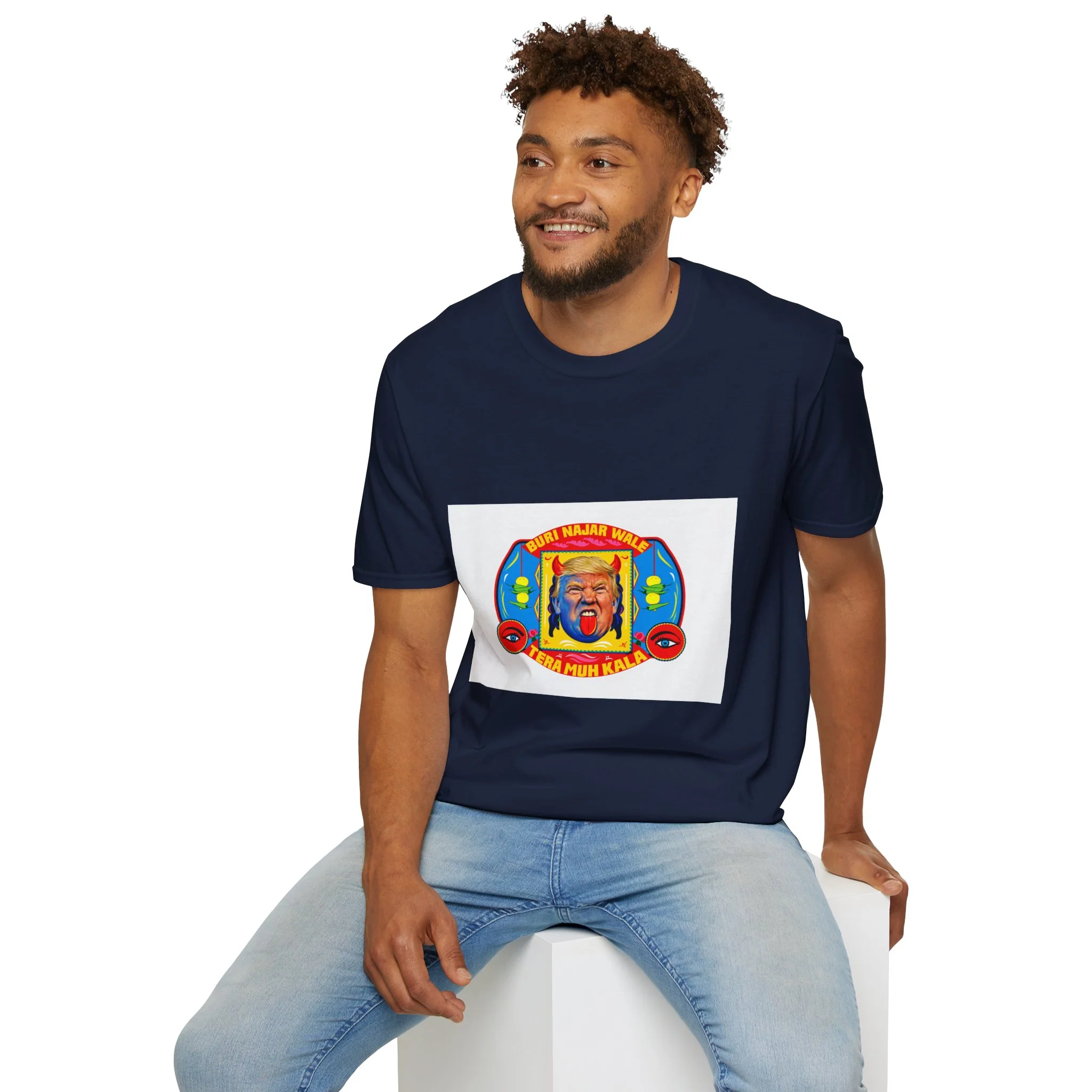 Political Cartoon T-Shirt — Colorful Satirical Donald Trump Design - Image 3