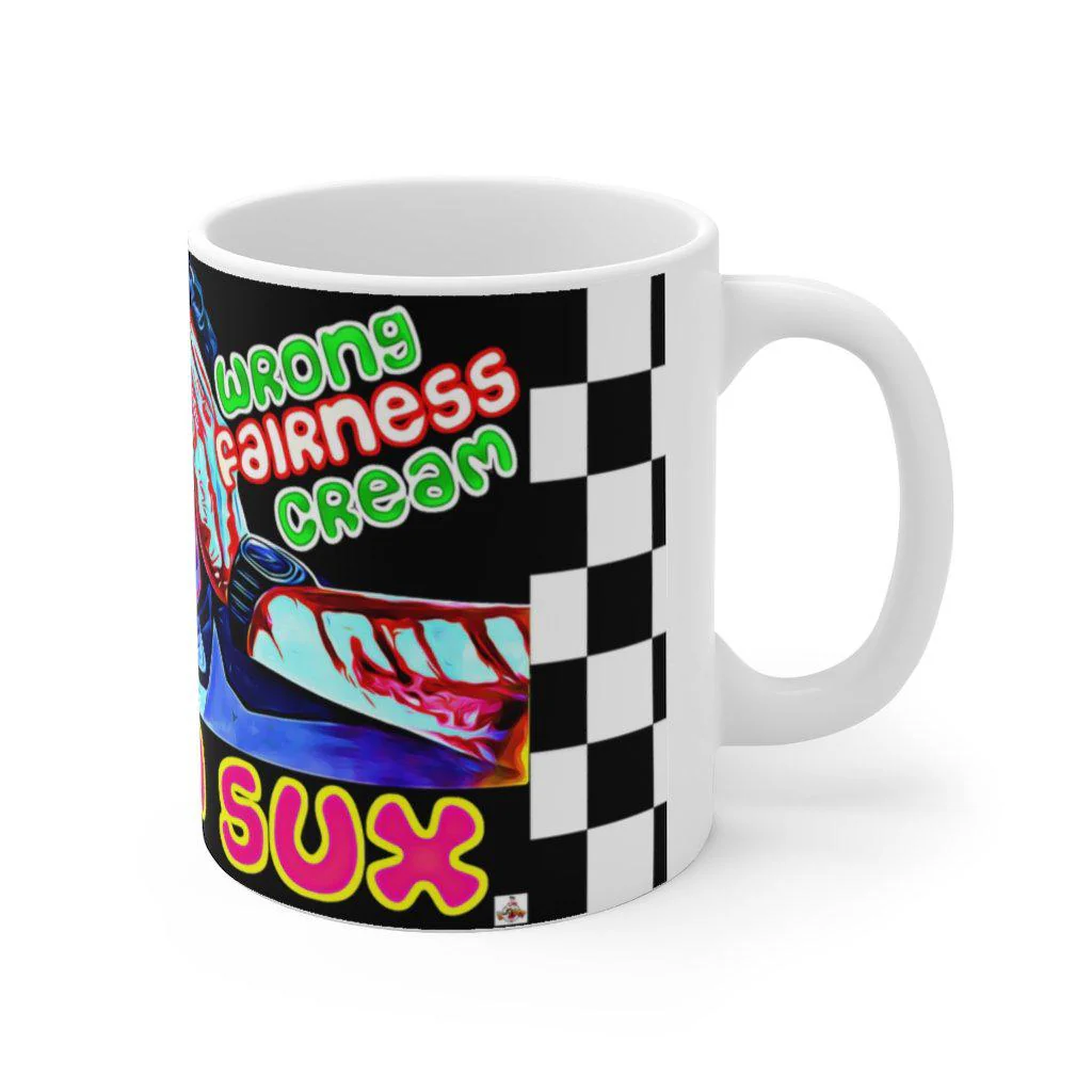 Racism Sux - Lollywood Art Ceramic Mug 11oz - Image 3