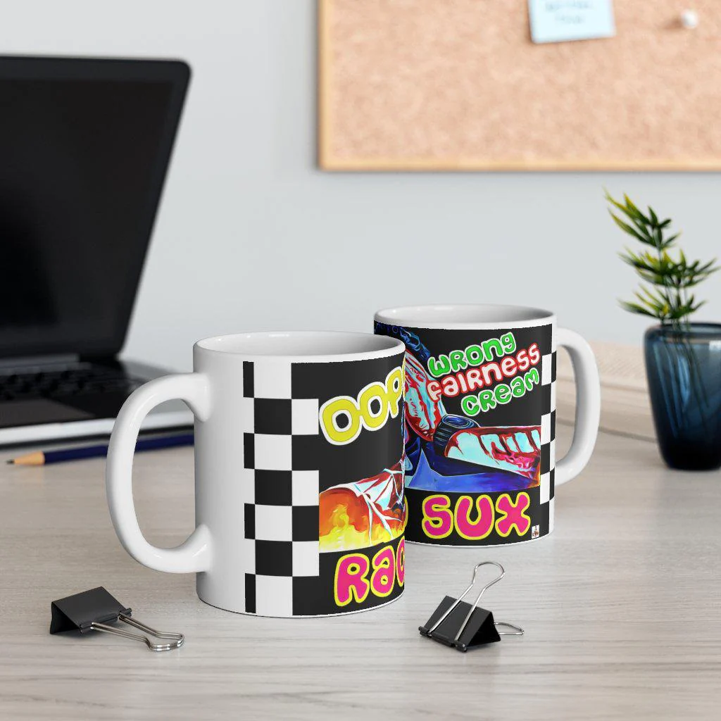 Racism Sux - Lollywood Art Ceramic Mug 11oz - Image 5