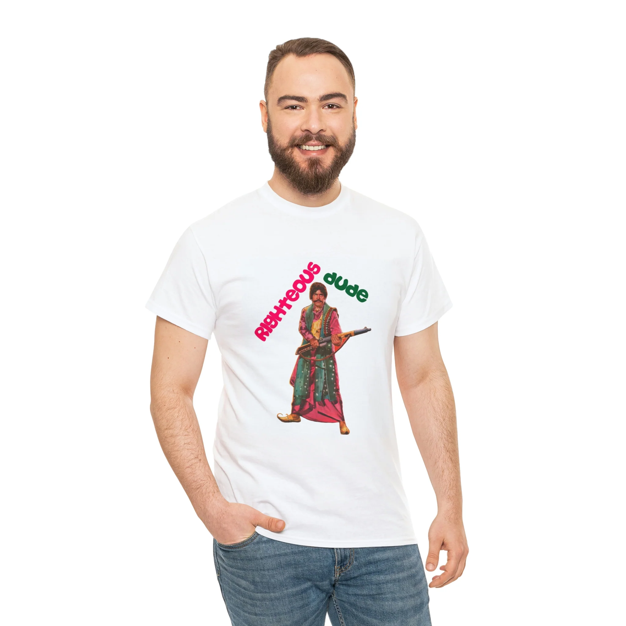 Righteous Dude - Sultan Rahi - Unisex Heavy Cotton Tee - Image 6